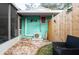 Backyard patio with wooden fence at 2600 46Th S St, Gulfport, FL 33711