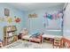 bedroom with twin bed and whimsical decor at 2600 46Th S St, Gulfport, FL 33711