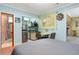 Bright bedroom with a kitchenette and full-size bed at 2600 46Th S St, Gulfport, FL 33711