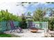 Relaxing fire pit area with comfortable seating at 2600 46Th S St, Gulfport, FL 33711