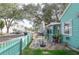 Quaint front patio with seating area, perfect for outdoor dining at 2600 46Th S St, Gulfport, FL 33711