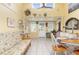 Open living space with high ceilings, tile floors, and lots of light at 2600 46Th S St, Gulfport, FL 33711