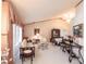 Spacious living and dining area with vaulted ceilings at 72 Norman St, Port Charlotte, FL 33954