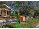 Unique sunflower-themed mailbox at the property at 728 Wood St, Dunedin, FL 34698