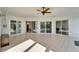 Sunroom with tiled floors and sliding glass doors at 10424 Nightengale Dr, Riverview, FL 33569