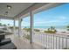 Beachfront balcony boasting stunning ocean views at 1205 Gulf Way, St Pete Beach, FL 33706