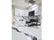 Modern kitchen features white cabinets and quartz countertops at 2910 W Burke St, Tampa, FL 33614