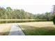 Scenic view of the lake and trees from the property with pathway at 29120 Rivergate Run, Wesley Chapel, FL 33543