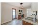 Kitchen with stainless steel appliances and wood cabinets at 3147 Prescott N St, St Petersburg, FL 33713