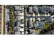 Aerial view of a residential neighborhood at 5709 Camila Song Ln, Tampa, FL 33625