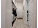 Functional hallway with built-in bench, coat hooks and storage at 5709 Camila Song Ln, Tampa, FL 33625