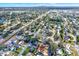 Aerial view showing home's location in a residential neighborhood at 7095 17Th N Way, St Petersburg, FL 33702
