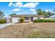 Ranch style home with carport, mature landscaping, and a spacious yard at 7095 17Th N Way, St Petersburg, FL 33702