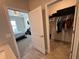 Spacious bedroom closet with ample hanging and shelf space at 8365 Capstone Ranch Dr, New Port Richey, FL 34655