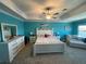 Main bedroom with water view and sitting area at 8365 Capstone Ranch Dr, New Port Richey, FL 34655