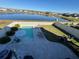 Large pool and patio with lake view at 8365 Capstone Ranch Dr, New Port Richey, FL 34655