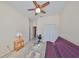 Bright bedroom with a futon and plenty of closet space at 1031 Emerald Dunes Dr, Sun City Center, FL 33573