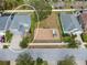 Aerial view showing house, playground, and neighborhood at 10409 Waterstone Dr, Riverview, FL 33578