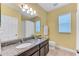 Clean bathroom with granite countertop and shower/tub combo at 10409 Waterstone Dr, Riverview, FL 33578