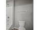 Clean bathroom with a white toilet and shower/tub combo at 10637 Park Meadowbrooke Dr, Riverview, FL 33578