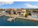 Luxury waterfront home with private dock and pool; stunning canal views at 110 Driftwood Ln, Largo, FL 33770