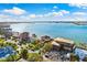 Luxury waterfront home, aerial view at 110 Driftwood Ln, Largo, FL 33770
