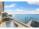 Private pool and dock with stunning waterfront views at 110 Driftwood Ln, Largo, FL 33770