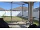 Relaxing screened patio overlooking backyard at 1922 Echo Pond Pl, Wesley Chapel, FL 33543