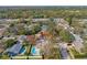 Beautiful aerial view of the property showcasing its location and surrounding community at 2418 Falcon Ln, Palm Harbor, FL 34683