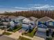 Aerial view of property, highlighting neighborhood context at 28818 Orange Berry Dr, Wesley Chapel, FL 33543