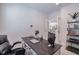 Spacious home office with view into kitchen at 28818 Orange Berry Dr, Wesley Chapel, FL 33543