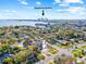 Aerial view of residential lot near Downtown St Pete at 323 Appian Ne Way, St Petersburg, FL 33704