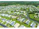 Home's location in the community shown from above at 37622 New Horizons Blvd, Zephyrhills, FL 33541