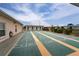 Well-maintained shuffleboard courts at 37622 New Horizons Blvd, Zephyrhills, FL 33541
