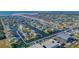 Wide aerial view showing the property's location and proximity to the Gulf of Mexico at 4024 Centavo Ct, Hernando Beach, FL 34607