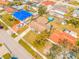 High-angle view of the house and surrounding neighborhood at 8348 Garrison Cir, Tampa, FL 33615