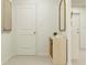 Spacious entryway with console table and large mirror at 10206 Alder Green Dr, Riverview, FL 33578
