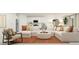 Open living room showcasing a large sectional sofa and stylish coffee table at 10206 Alder Green Dr, Riverview, FL 33578