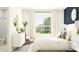 Bright bedroom with a bed, dresser, and large window at 11915 Blue Diamond Trl, Parrish, FL 34219