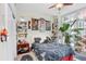Bedroom with unique decor and plenty of natural light at 1208 E Kennedy Blvd # 729, Tampa, FL 33602