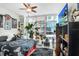 Spacious bedroom with large windows and unique decor at 1208 E Kennedy Blvd # 729, Tampa, FL 33602