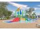 splash pad with slide and water features at 12312 Bay Estuary Bnd, Riverview, FL 33579