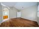 Main bedroom with hardwood floors and walk-in closet at 1833 Hillcrest St, Tarpon Springs, FL 34689