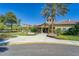 Community clubhouse with seating and landscaping at 205 Silver Falls Dr, Apollo Beach, FL 33572
