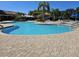 Resort-style community pool with ample space at 205 Silver Falls Dr, Apollo Beach, FL 33572