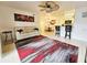 Open concept living room, dining area, and kitchen with a neutral color palette at 2067 Hunters Glen Dr # 313, Dunedin, FL 34698
