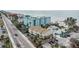 Aerial view of beachfront property with parking at 2406 Gulf Blvd # 204, Indian Rocks Beach, FL 33785