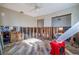Living room undergoing renovations; gutted interior at 256 145Th E Ave, Madeira Beach, FL 33708