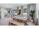 Bright dining room with sliding glass doors to the backyard at 32443 Osprey Peak Way, San Antonio, FL 33576
