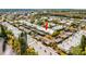 Aerial view of condo with parking and landscaping near water at 4231 Tamargo Dr # 3, New Port Richey, FL 34652